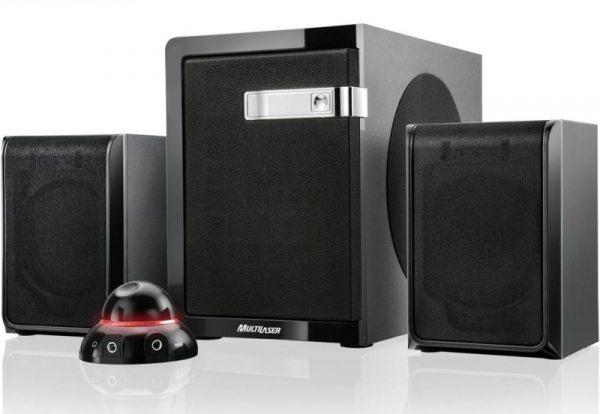 Caixa Acústica Woofer 30W SP096 Multilaser c/USB