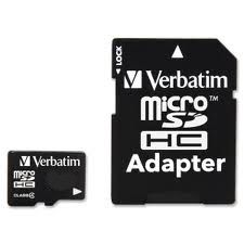 Memory Micro SD/SDHC 4GB Verbatim